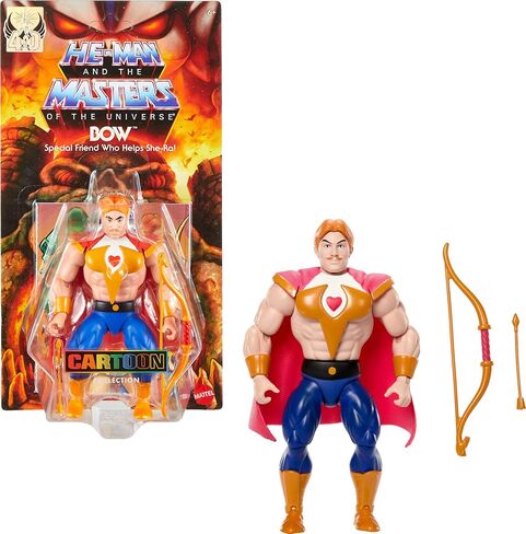 Masters of The Universe Origins Action Figure Cartoon Collection Bow, 5.5-inch 1980s Motu Princess of Power TV Archer, Detailed Design, Bow & Arrow in Saudi Arabia