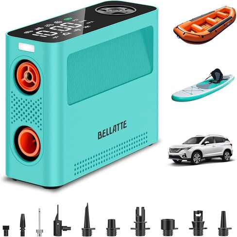 مضخة لوحة مجداف كهربائية 150psi-مضخة SUP أسرع 4x ، ضاغط الهواء التلقائي لإطارات SUP ، إطارات السيارات ، الدراجة ، الكرة ، قوارب الكاياك ، خيمة ، تعويم (محمول وجميع في واحد) in Saudi Arabia