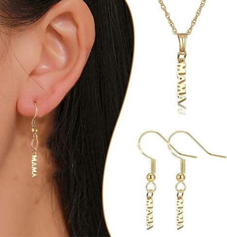 KitBeads 10 قطع 18 كيلو مطلية بالذهب الحقيقي ماما سحر النحاس كلمة الأم المعلقات الحب الأم الذاكرة حلية سحر لصنع المجوهرات السائبة in Saudi Arabia