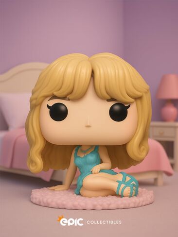 بوب روكس - شخصية سابرينا كاربنتر في ثوب ليلي من الفينيل مع واقي صندوق متوافق مع Funko in Kuwait