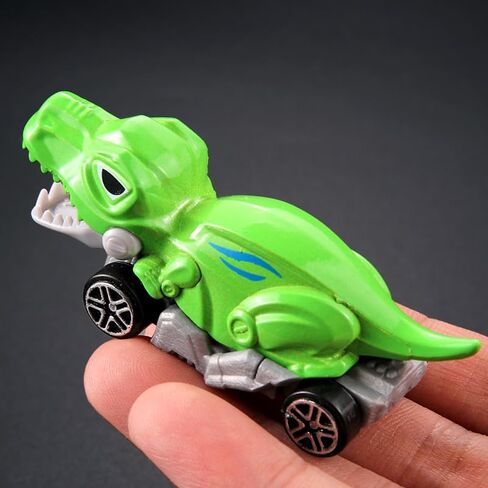 Dinosaur Car Toys Set, 6 Pack Metal Dinosaur Vehicles, Kids Toys for Ages 3-5 (6) in Saudi Arabia