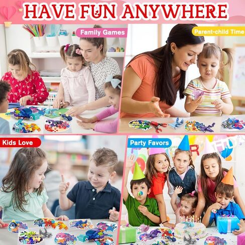 30pcs Valentines Building Blocks, Valentine's Day Gifts Toys for Kids Marine Animals Building Toys with Cards for Boy Girl Classroom School Gifts Exchange Prizes Valentine Party Favors in Saudi Arabia