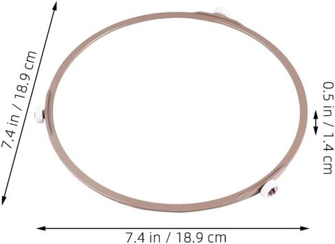 Microwave Glass Turntable Ring Replacement Compatible Most Microwaves Sturdy Support Roller for Kitchen Use 11-inch Diameter Easy to Clean in Saudi Arabia