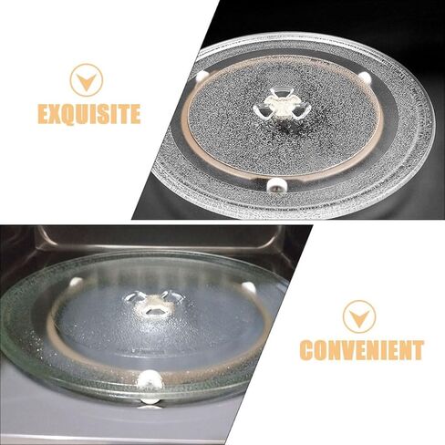 Microwave Glass Turntable Ring Replacement Compatible Most Microwaves Sturdy Support Roller for Kitchen Use 11-inch Diameter Easy to Clean in Saudi Arabia