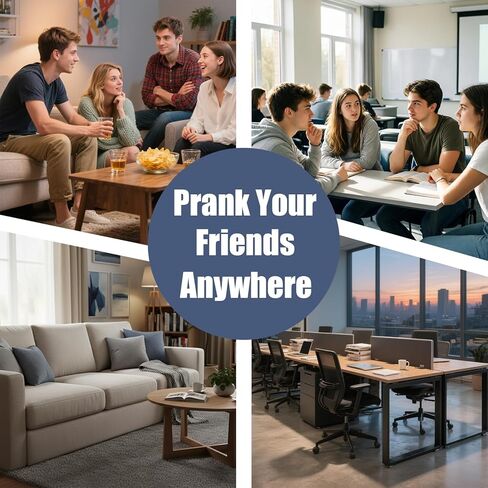 Cricket Noise Maker Prank - Annoying Hidden Long-Lasting Beeping Device, Funny Gag Gifts for Adult Office Home Party & April Fools Day Pranks(2 Pcs, 6 Sounds) in Saudi Arabia