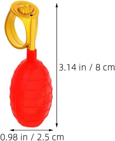 Unomor 2-pack Water Squirt Rings Prank Toy for April Fool S Day Party تفضل إكسسوارات مزحة عملية للبالغين والأطفال أداة مزحة ممتعة لتدفق المياه in Saudi Arabia