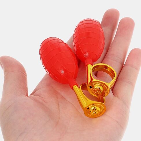 Unomor 2-pack Water Squirt Rings Prank Toy for April Fool S Day Party تفضل إكسسوارات مزحة عملية للبالغين والأطفال أداة مزحة ممتعة لتدفق المياه in Saudi Arabia