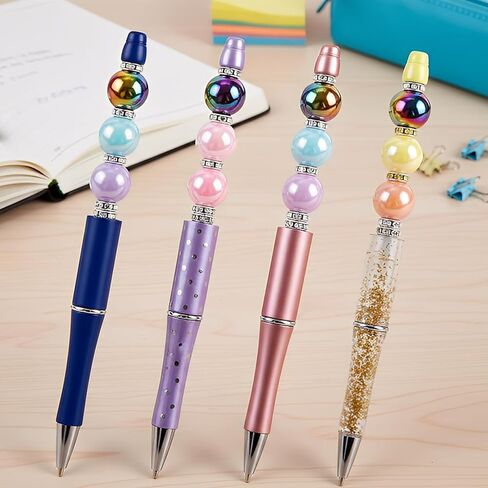 100 Pcs Beads for Pens 14mm Color Acrylic Beads Focal Rainbow Acrylic Bead Cute Candy Colors Spacer Bead for DIY Crafting Necklace Bracelet Jewelry Making Keychain(Mix-Color) in Saudi Arabia
