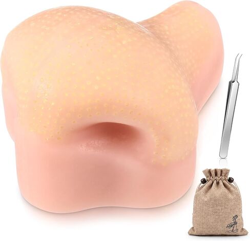 Lewtemi Pimple Popper Toy Stress Relief Zit Popping Toy Squeeze Nose Blackhead Remover Simulator with Tweezers for Adults only Novelty Fun in Saudi Arabia