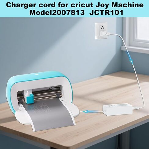سلك طاقة 18 فولت لـ Cricut Joy 2007813 JCTR101 2007992 متوافق مع آلة القطع Cricut Joy DIY PC2007992 GHFB23405 SS2076299 TS-A045-1800251 شاحن محول الطاقة in Kuwait