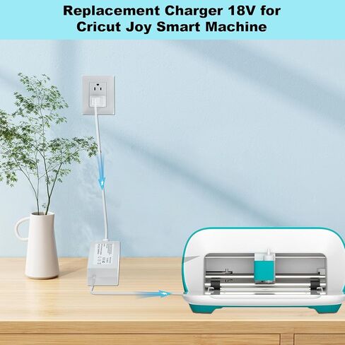 سلك طاقة 18 فولت لـ Cricut Joy 2007813 JCTR101 2007992 متوافق مع آلة القطع Cricut Joy DIY PC2007992 GHFB23405 SS2076299 TS-A045-1800251 شاحن محول الطاقة in Kuwait