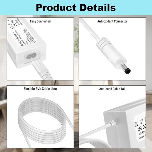 سلك طاقة 18 فولت لـ Cricut Joy 2007813 JCTR101 2007992 متوافق مع آلة القطع Cricut Joy DIY PC2007992 GHFB23405 SS2076299 TS-A045-1800251 شاحن محول الطاقة in Kuwait