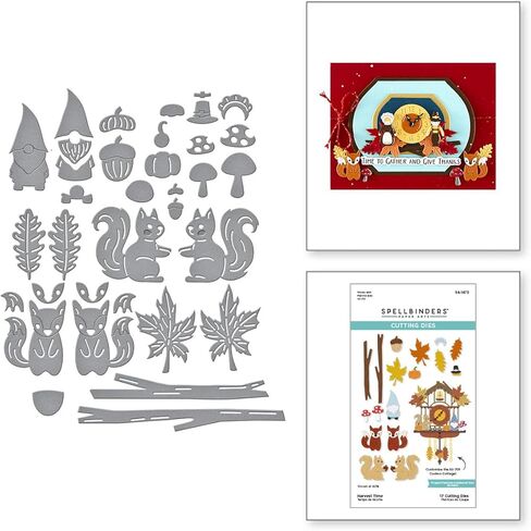 Spellbinders S4-1473 Harvest Time Etched Dies from The Cuckoo Cottage Collection in Saudi Arabia