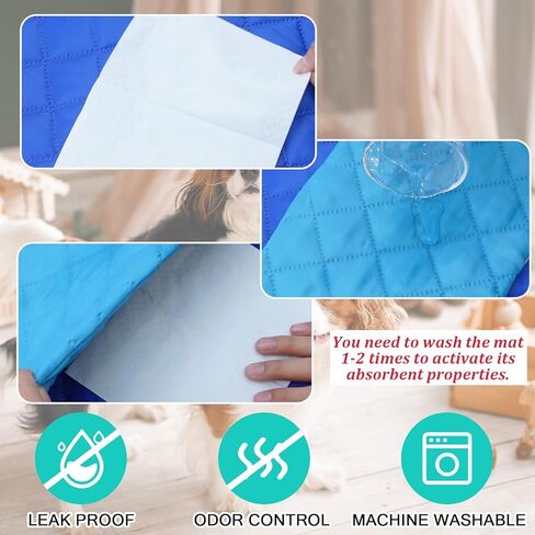 9 Pcs Ferret Cage Liner Set with Hammock and Tunnels Washable Guinea Pig Rat Ferret Pads Bedding Cage Accessories Kit for Small Animals Hamster Rats Chinchillas Hedgehogs Guinea, Blue in Saudi Arabia