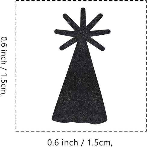 Party Hat Rubber Stamp, 3/5 Inch Small Mini Stamp for Scrapbooking Card Making Planner in Saudi Arabia