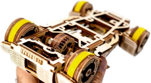 ألغاز خشبية ثلاثية الأبعاد من WOODEN.CITY Roadster للبالغين - قم ببناء سيارة رودستر الخاصة بك باستخدام محرك مطاطي - نموذج التجميع الذاتي، هدية DIY - نموذج خشبي ثلاثي الأبعاد مقطوع بالليزر للعرض وديكور المنزل in Saudi Arabia