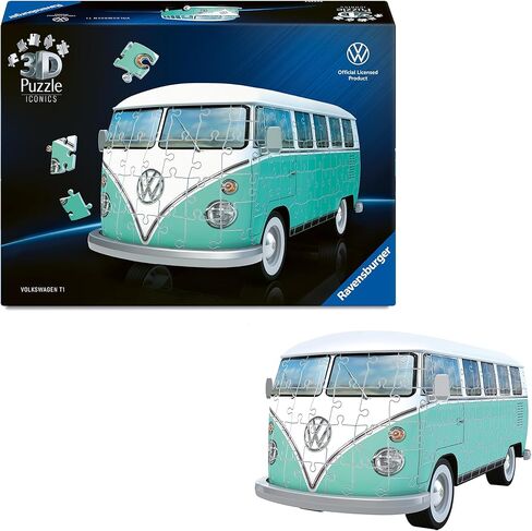 Ravensburger Iconics: Volkswagen T1 3D Puzzle for Kids 8+ in Saudi Arabia