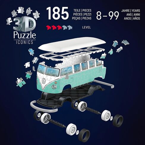 Ravensburger Iconics: Volkswagen T1 3D Puzzle for Kids 8+ in Saudi Arabia