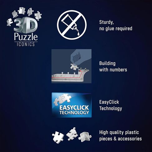 Ravensburger Iconics: Volkswagen T1 3D Puzzle for Kids 8+ in Saudi Arabia