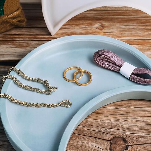 Large Moon Tray Mold for Resin Concrete, Silicone Moon Mold, New Moons Storage Tray Molds, New Moons Home Ornament Molds for Jewelry Holder, Candle Holder, Vanity Trays, Display Rack and DIY Crafts in Saudi Arabia
