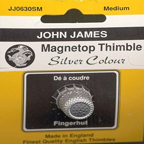 Colonial Needle JJ0630SM Magnet Top Thimble, Medium, Silver in Saudi Arabia