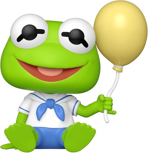 فانكو بوب! ديزني: Muppet Babies - الضفدع كيرميت الصغير - شخصية من الفينيل قابلة للتجميع - فكرة هدية - بضائع رسمية - ألعاب للأطفال والكبار - عشاق التلفزيون - شخصية نموذجية لهواة الجمع والعرض in Kuwait