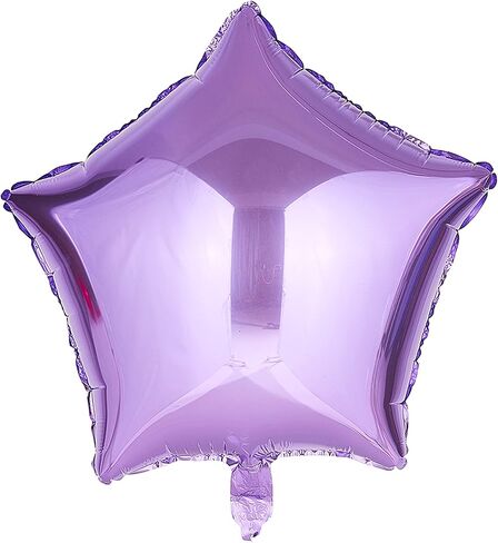 Red Star Shape Foil Balloon, 10pcs Big Mylar Helium Balloons for Birthday Party Wedding Party Decoration 18 Inch in Saudi Arabia