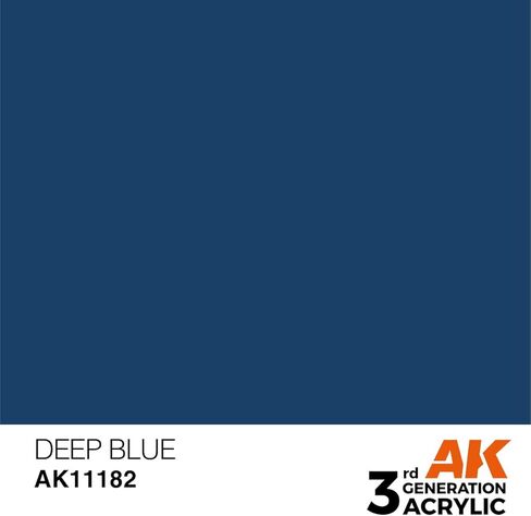 AK Interactive 3rd Gen Acrylic Intense Deep Blue 17ml in Saudi Arabia