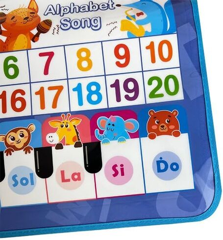 Bilingual Spanish-English Interactive Learning Poster, Talking ABC Alphabet Numbers Educational Toy in Saudi Arabia