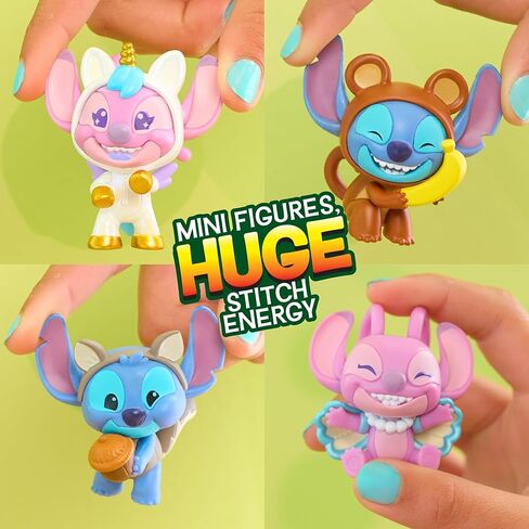Disney Stitch Goes Wild Collectible Mini Figure 3-Pack, 2-inch Figurines with Wild Details, Blind Box, Toy for Kids, Fans & Collectors by Just Play in Saudi Arabia