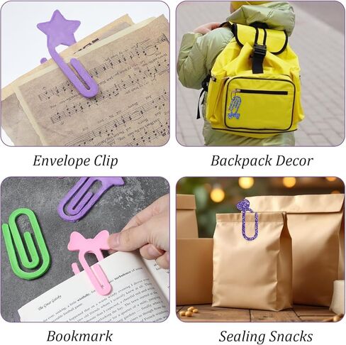 Jumbo Paper Clips Bookmarks Silicone Mold, Resin Bookmark Molds, Butterfly Heart Star Design Mould, Office Home Classroom Stationery DIY Supplies UV Epoxy Crafts DIY Book Lovers Gift in Saudi Arabia