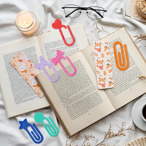 قطعتان من قالب الإشارة المرجعية من الراتنج، مشابك ورق ضخمة من قوالب السيليكون للراتنج، صب فراشة نجمة على شكل قلب وقوس دائري الشكل للأشعة فوق البنفسجية، قالب إيبوكسي للأشعة فوق البنفسجية، مكتب المدرسة، المنزل، لوازم الحرف اليدوية، هدايا لمحبي الكتب in Kuwait