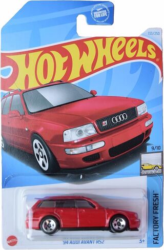 Hot Wheels '94 Audi Avant RS2, Factory Fresh 9/10 [red] 133/250 in Saudi Arabia