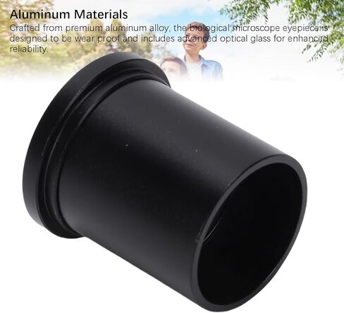 EBTOOLS 25X Microscope Eyepiece, 23.2mm Interface, 11.5 Field of View, 12mm Aperture, Aluminum Alloy, Optical Glass, Biological Microscope Eyepiece Lens Accessory, Compact Design in Saudi Arabia