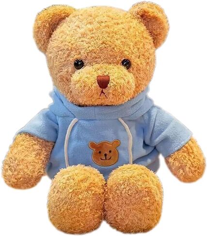 Teddy Bear Stuffed Animals Soft Plush Cute Teddy Bear Doll for Boys Girls 11.8in (taidi Xiong lanse) in Saudi Arabia