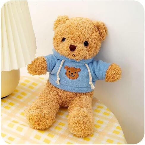 Teddy Bear Stuffed Animals Soft Plush Cute Teddy Bear Doll for Boys Girls 11.8in (taidi Xiong lanse) in Saudi Arabia