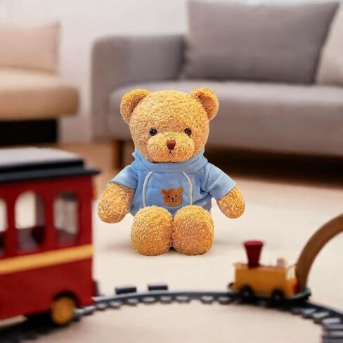 Teddy Bear Stuffed Animals Soft Plush Cute Teddy Bear Doll for Boys Girls 11.8in (taidi Xiong lanse) in Saudi Arabia