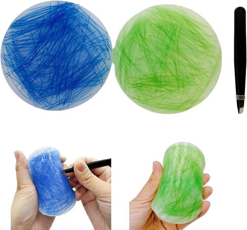 2 Pack Skin Picking Fidget Toys Silicone Fidget Pads with Tweezer for Trichotillomania Hair Pulling Dermatillomania Anxiety Adult in Saudi Arabia