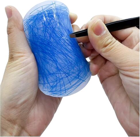 2 Pack Skin Picking Fidget Toys Silicone Fidget Pads with Tweezer for Trichotillomania Hair Pulling Dermatillomania Anxiety Adult in Saudi Arabia