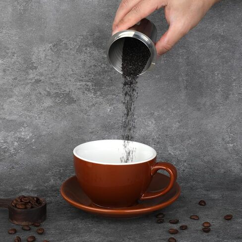 كوب جرعات القهوة مقاس 58 مم، كوب جرعات من الفولاذ المقاوم للصدأ متوافق مع جميع فلاتر القهوة مقاس 58 مم، وكوب مسحوق القهوة، ومغذي مسحوق القهوة، وملحقات ماكينة القهوة in Kuwait