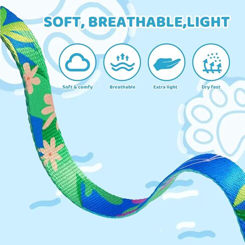 1 Set Cat Harness and Leash, Adjustable Escape Proof Cat Harness, Comfortable Soft Lightweight Design for Daily Walks and Travel, Neck 20-31CM Chest 26-43CM, (Hawaii Green) in Saudi Arabia