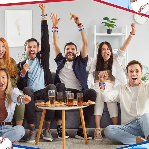 30 Pcs Inspirational Bible Verse Baseball Silicone Bracelets I Can Do All Things Baseball Wristbands Party Decorations Summer Party Decorations for Women Men in Kuwait