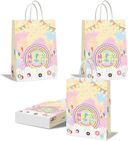 HKAHDID 20Pcs Cartoon Dog Birthday Decorations, Cartoon Puppy Birthday Party Favors Gift Bags for Boys and Girls Party Theme Supplies in Saudi Arabia