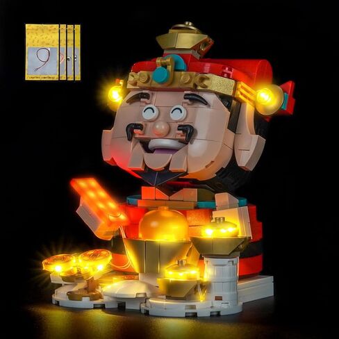 طقم إضاءة متوافق مع Lego 40864 Fortune Master - لا يوجد نموذج فقط، ملحقات إضاءة LED متوافقة مع Lego 40864 Fortune Master in Saudi Arabia