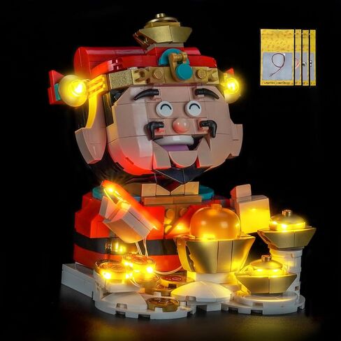 طقم إضاءة متوافق مع Lego 40864 Fortune Master - لا يوجد نموذج فقط، ملحقات إضاءة LED متوافقة مع Lego 40864 Fortune Master in Saudi Arabia