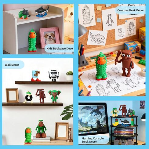 ألعاب Brainrot الإيطالية، 24 قطعة سرقة ألعاب Brainrot، مجموعة ألعاب Brain Rot، Tung Tung Tung Sahur Tralalero Tralala Meme Shark Doll Action Figures، هدايا حفلات أعياد الميلاد للأطفال in Kuwait