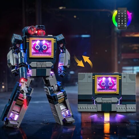 Light kit Compatible with Lego 10358 Transformers: Soundwave - No Model Only Light, LED Lighting Accessories Compatible with Lego Transformers: Sonic 10358 (Customized RC Version) in Saudi Arabia