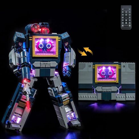 Light kit Compatible with Lego 10358 Transformers: Soundwave - No Model Only Light, LED Lighting Accessories Compatible with Lego Transformers: Sonic 10358 (Customized RC Version) in Saudi Arabia