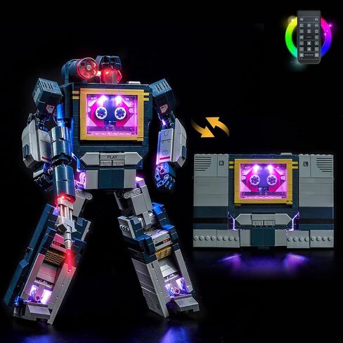 Light kit Compatible with Lego 10358 Transformers: Soundwave - No Model Only Light, LED Lighting Accessories Compatible with Lego Transformers: Sonic 10358 (Customized RC Version) in Saudi Arabia