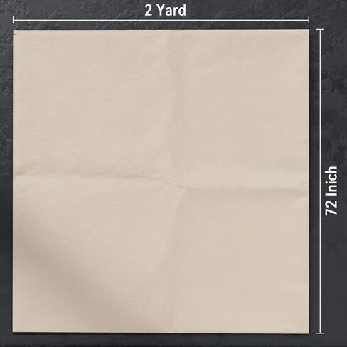 PHOENIX Unprimed Canvas Fabric by The Yard - 72" Wide x 2 Yard Long 10 oz Heavy Duty Cotton Duck Cloth for Oil & Acrylic Painting, DIY Stretching and Professional Art Projects in Saudi Arabia